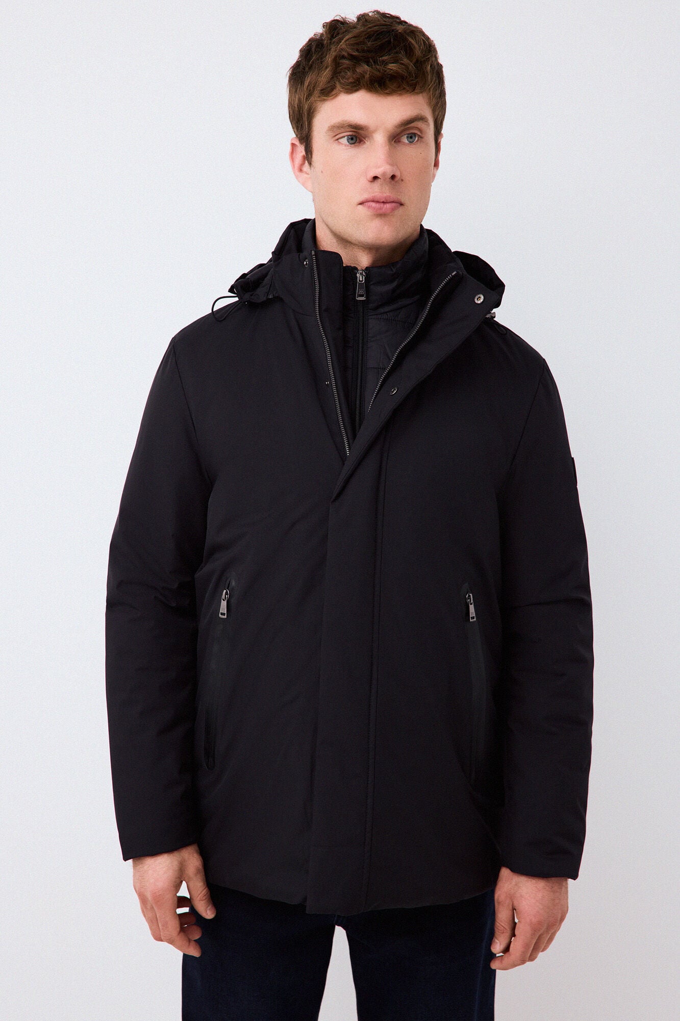 Pedro del Hierro Parka comprida t&eacute;cnica