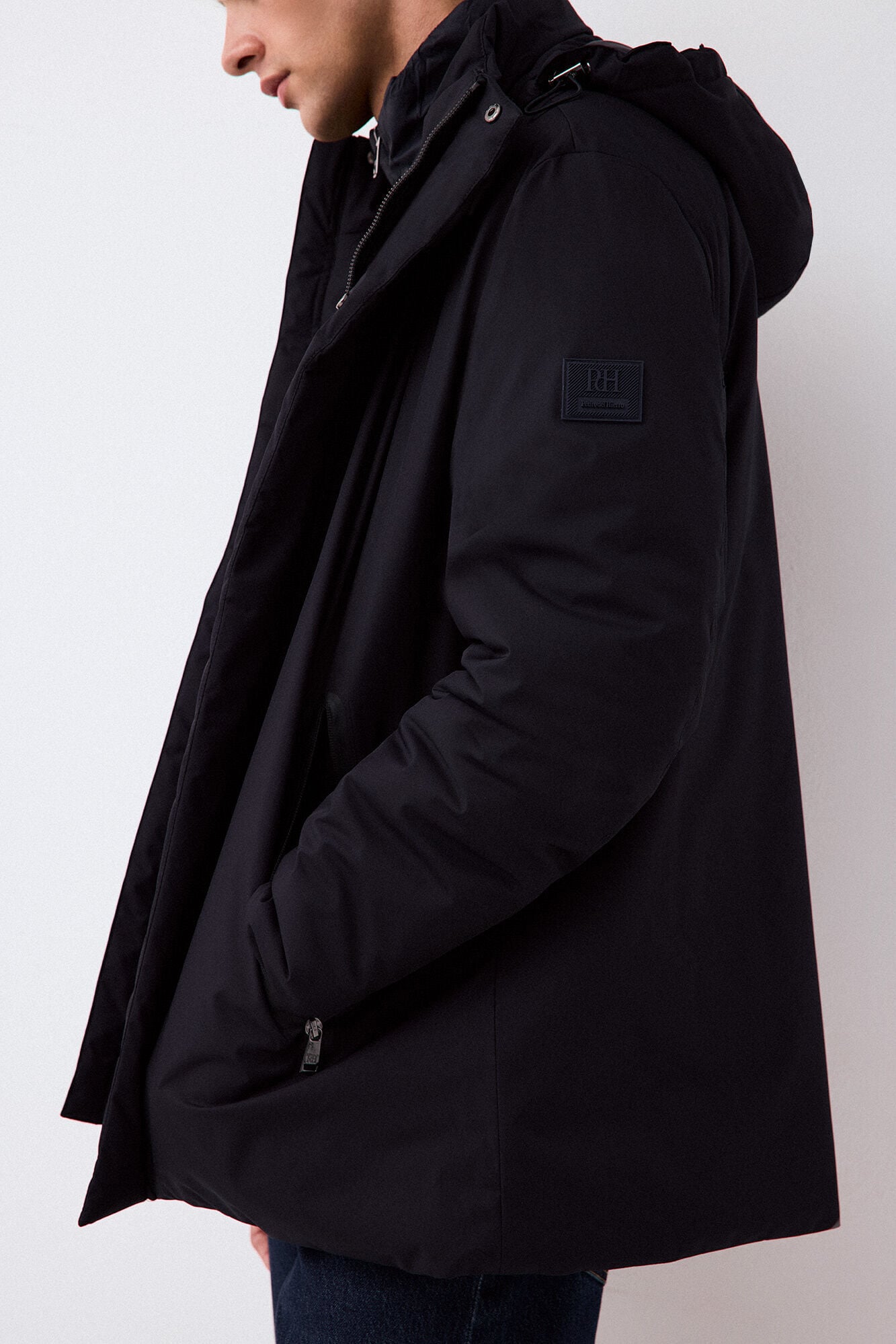 Pedro del Hierro Parka comprida t&eacute;cnica Azul