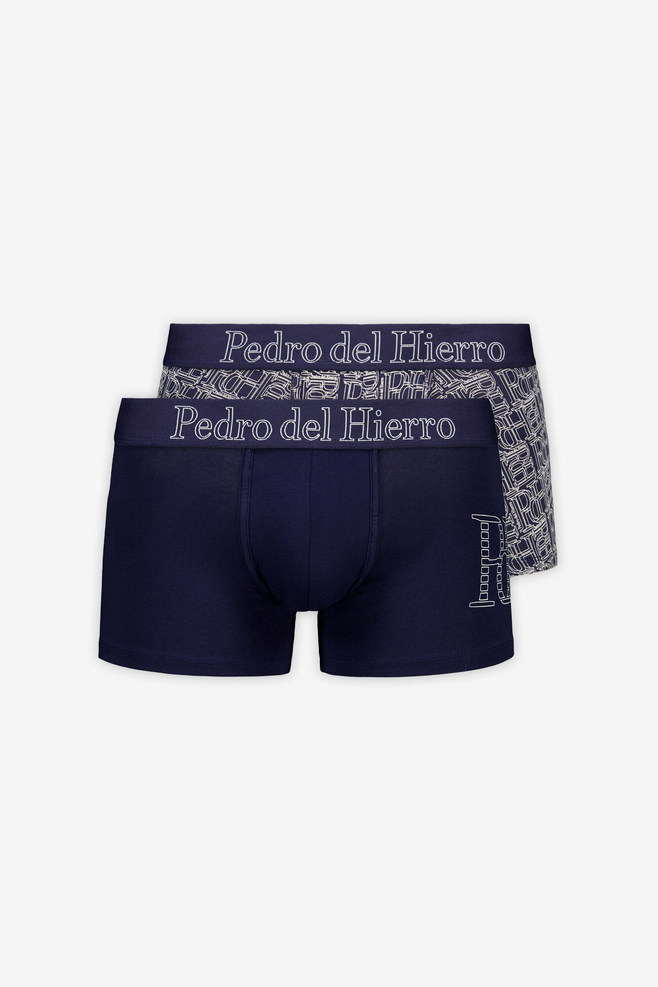 Pedro del Hierro Pack of 2 jersey-knit boxers Blue