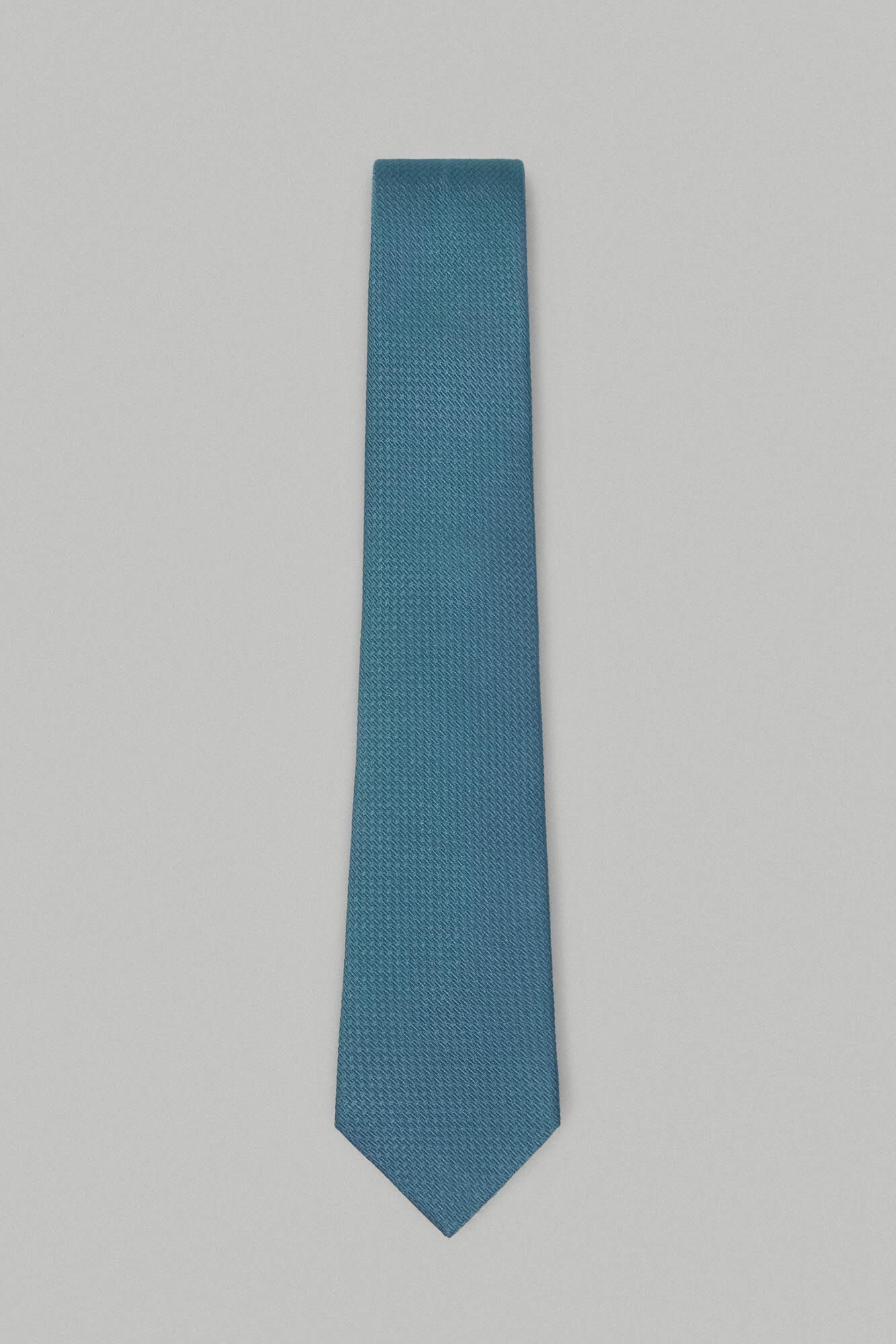 Pedro del Hierro Corbata seda natural Turquesa