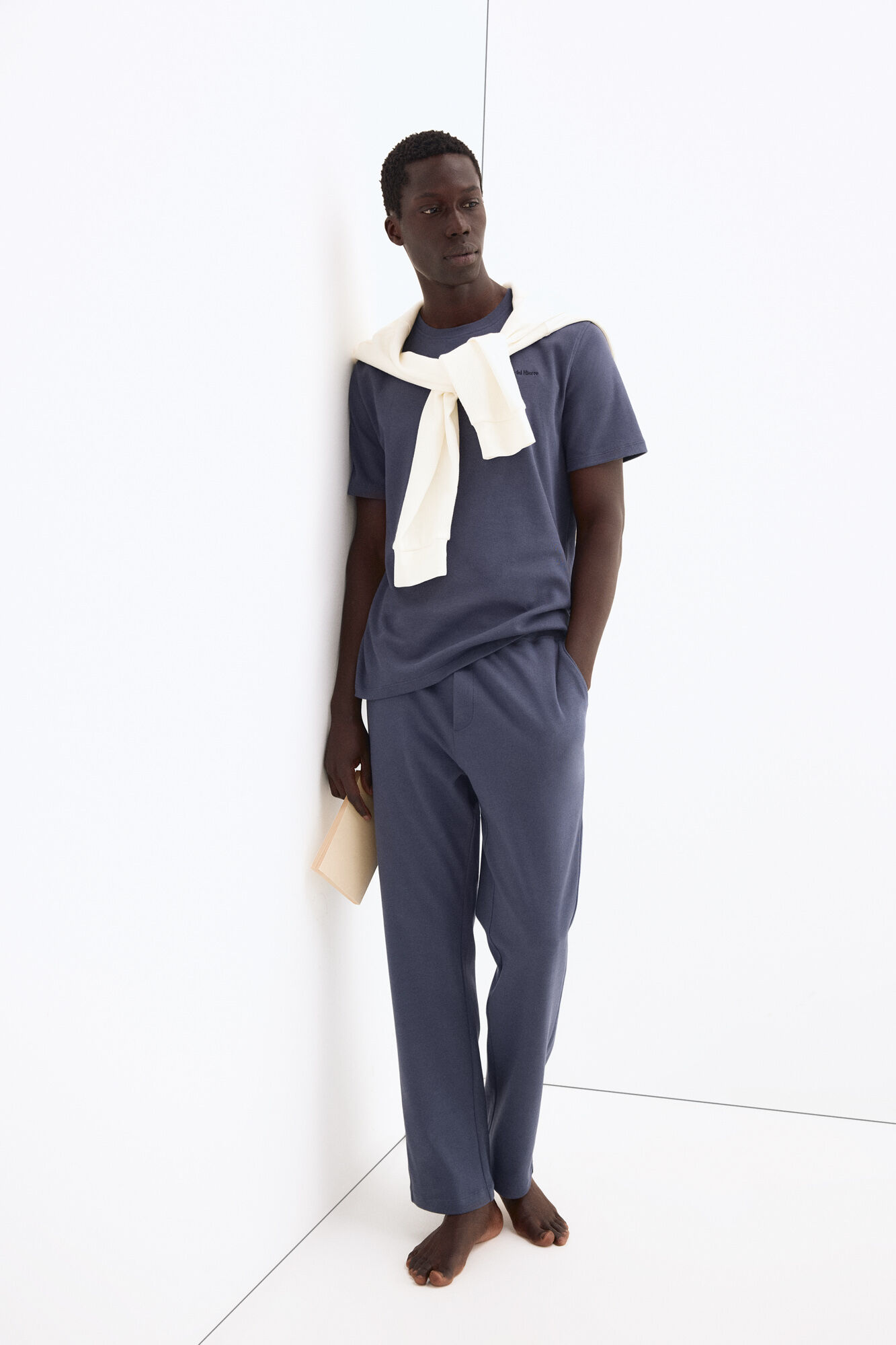 Pedro del Hierro Cal&ccedil;a comprida em algod&atilde;o espanhol