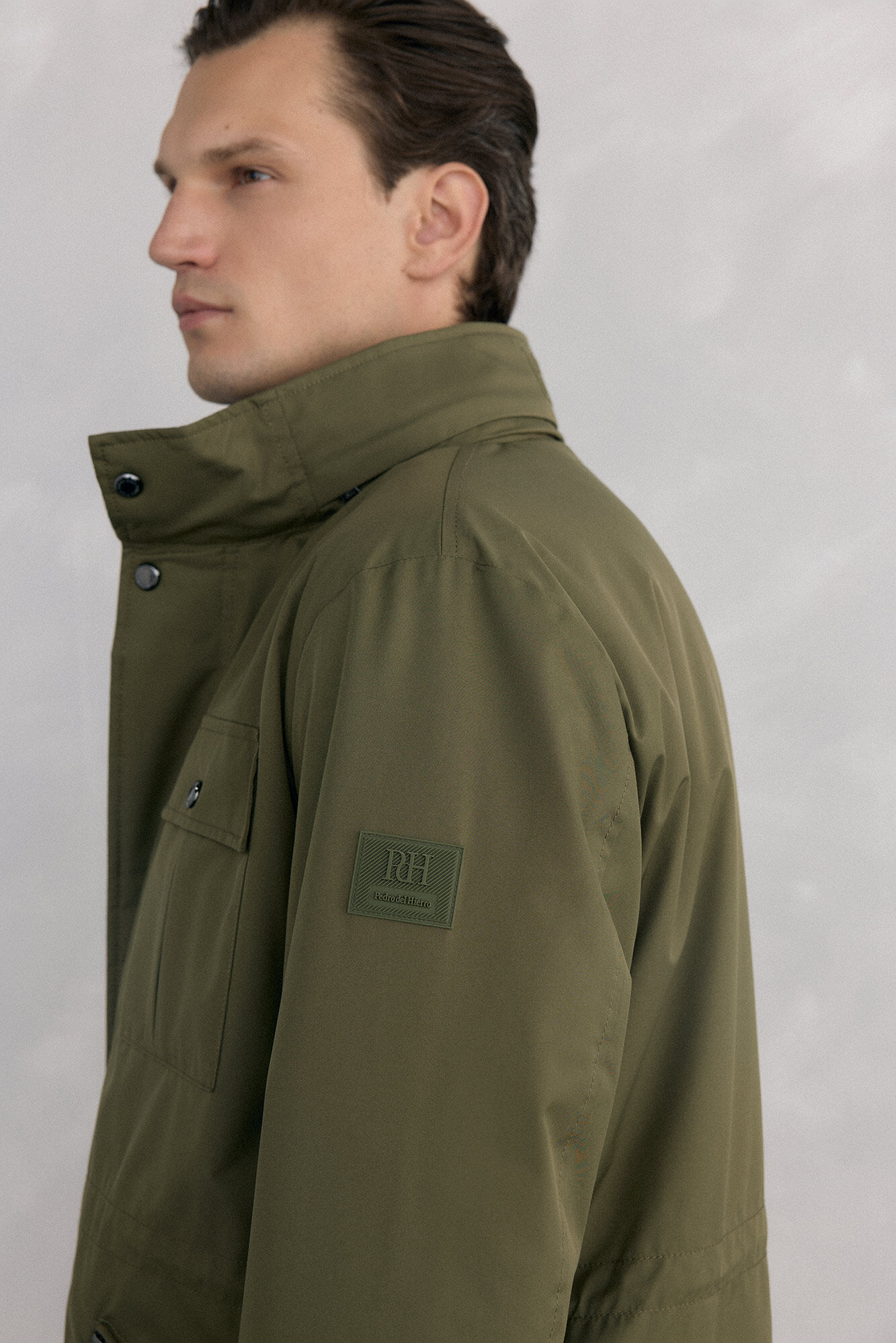 Pedro del Hierro Technical 4-pocket jacket Green