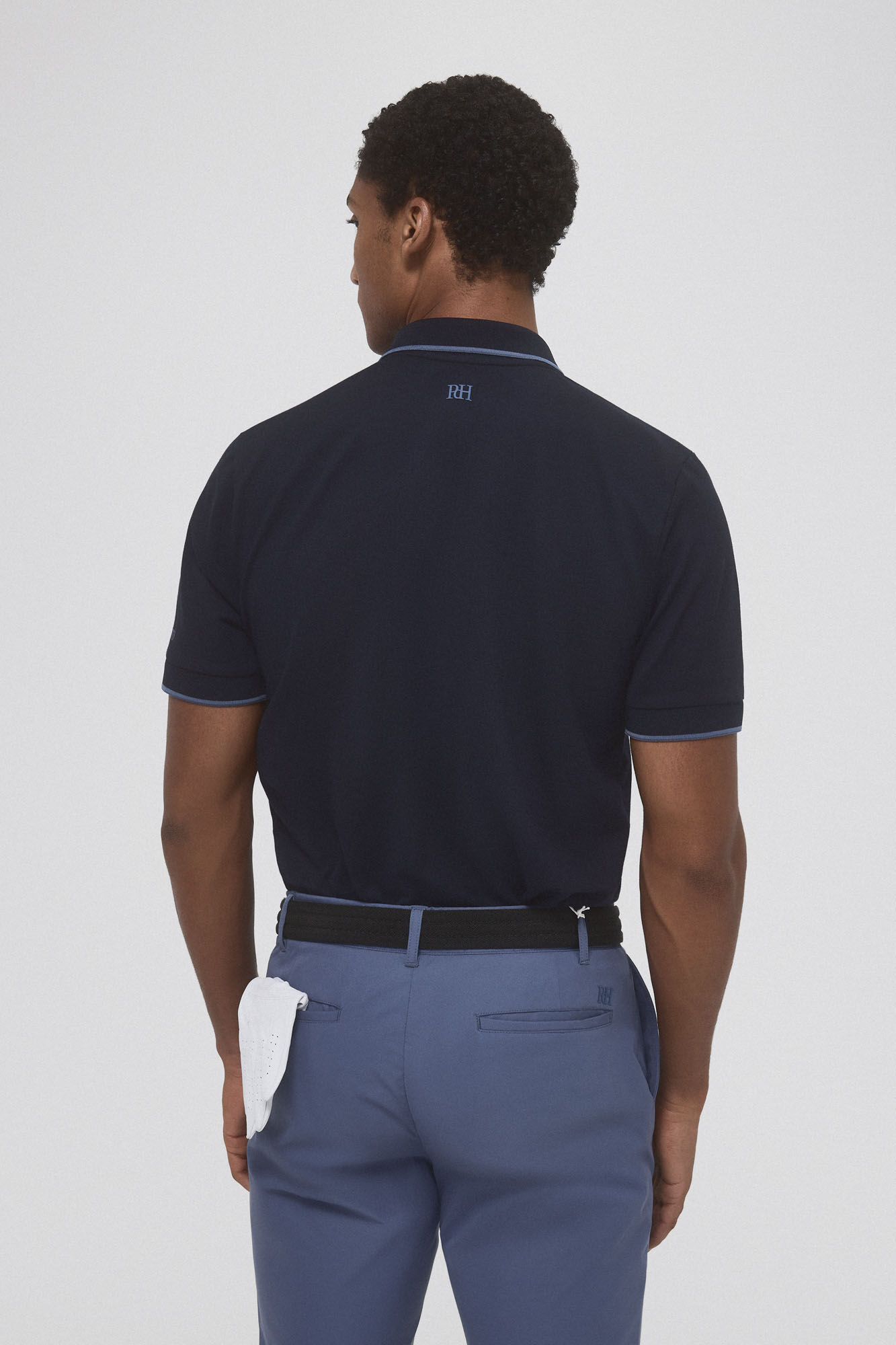Pedro del Hierro Plain golf polo Blue