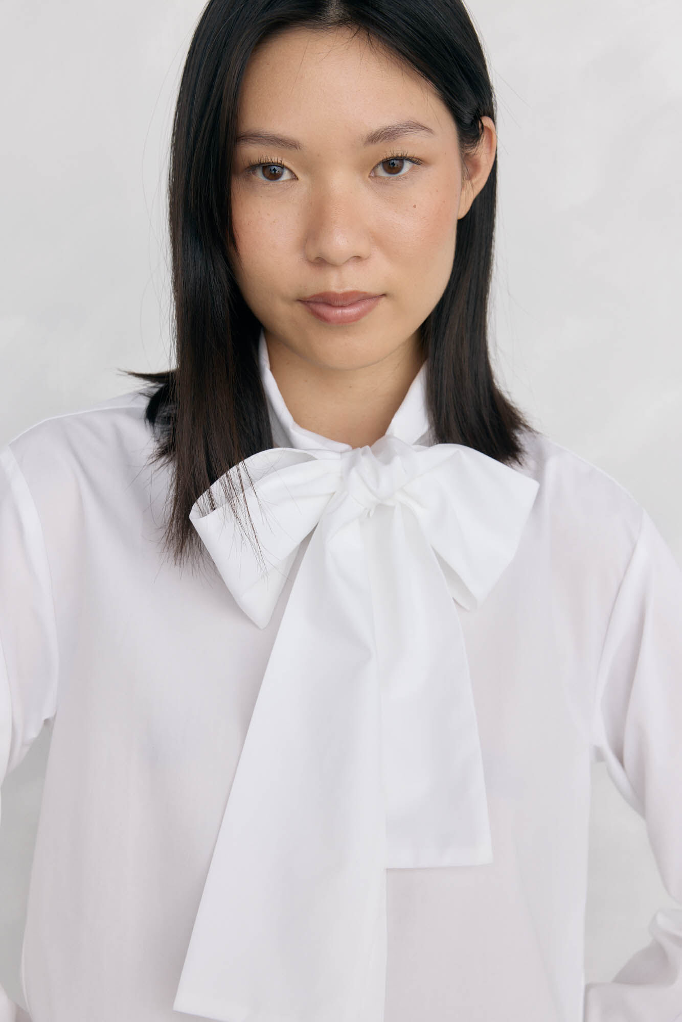 Pedro del Hierro Camisa de la&ccedil;ada largo Branco