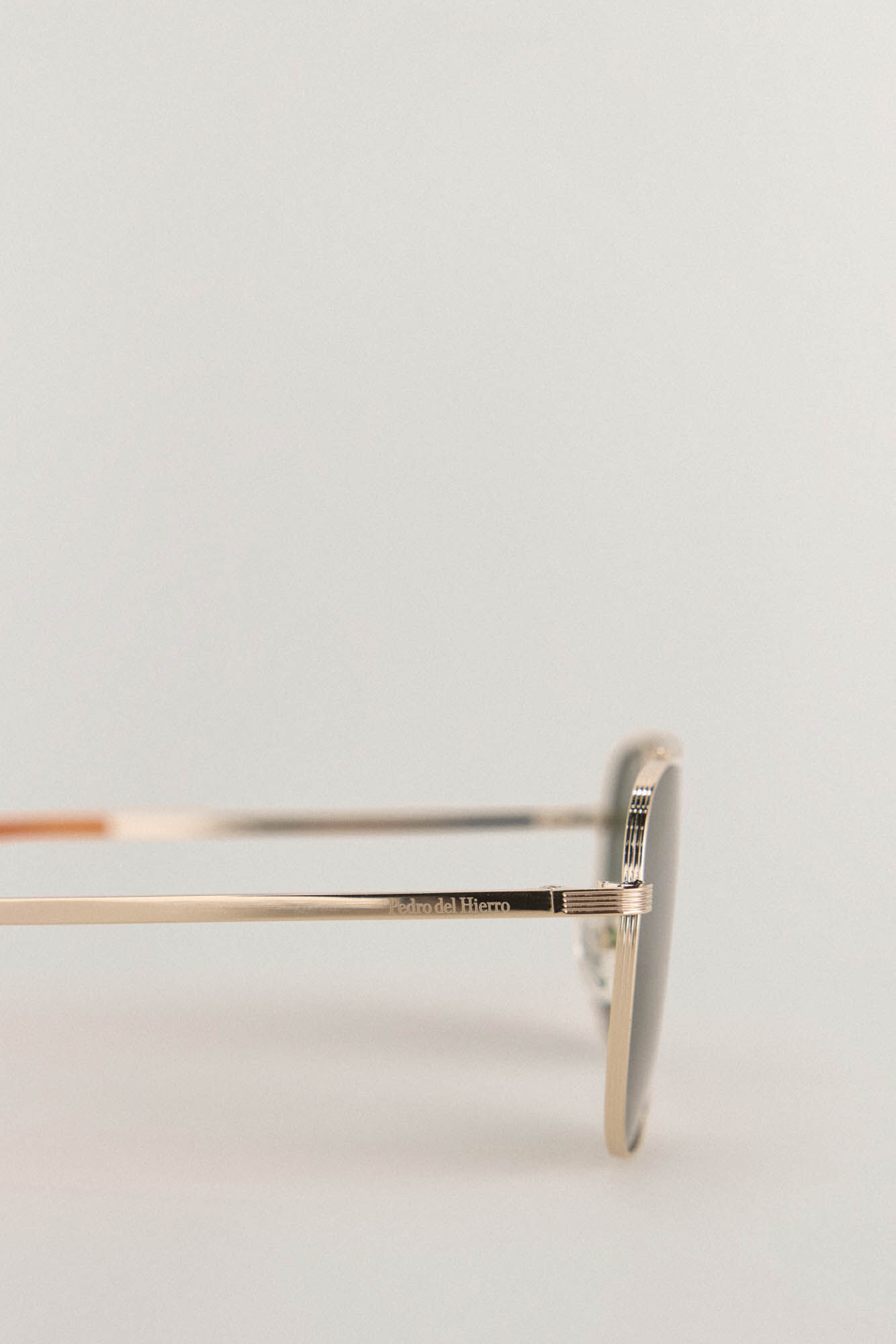 Pedro del Hierro &Oacute;culos de piloto masculino Amarelo