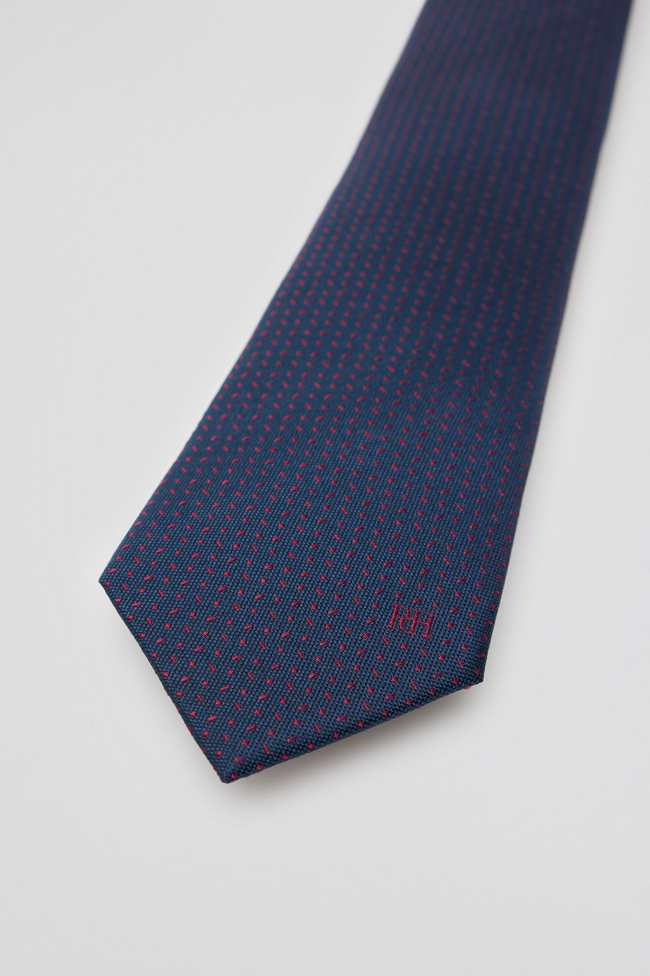 Pedro del Hierro Corbata seda natural Azul