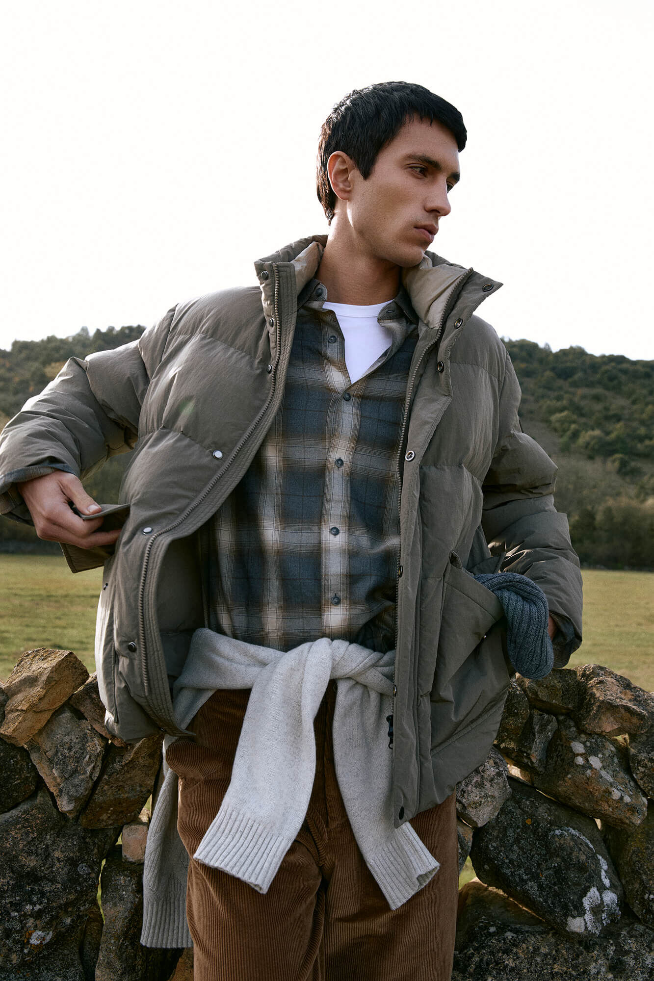 Pedro del Hierro Padded jacket with pocket detail