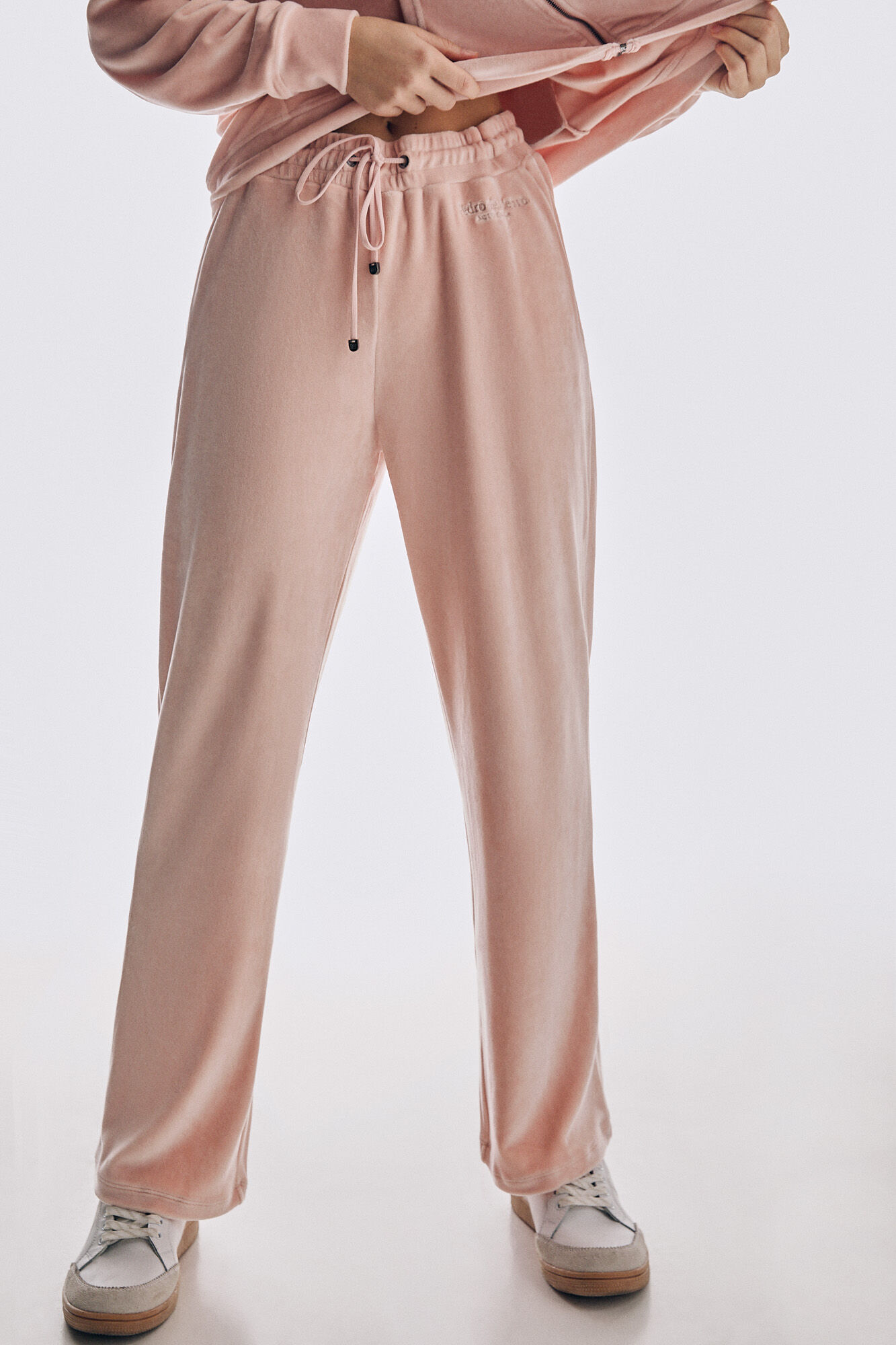 Pedro del Hierro Velvet culottes Pink