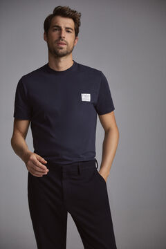 Pedro del Hierro PdH logo t-shirt Blue