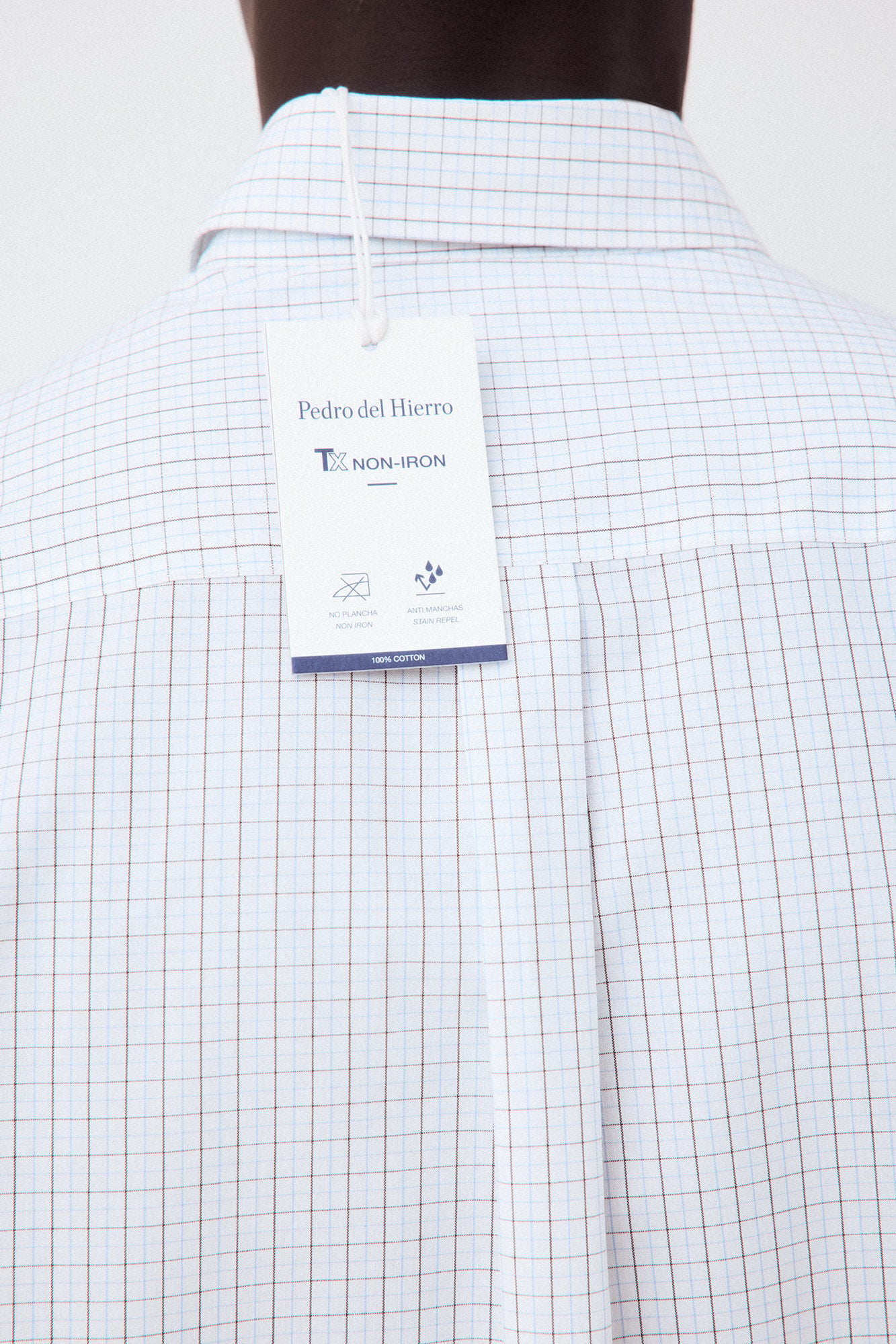 Pedro del Hierro Plaid shirt Blue
