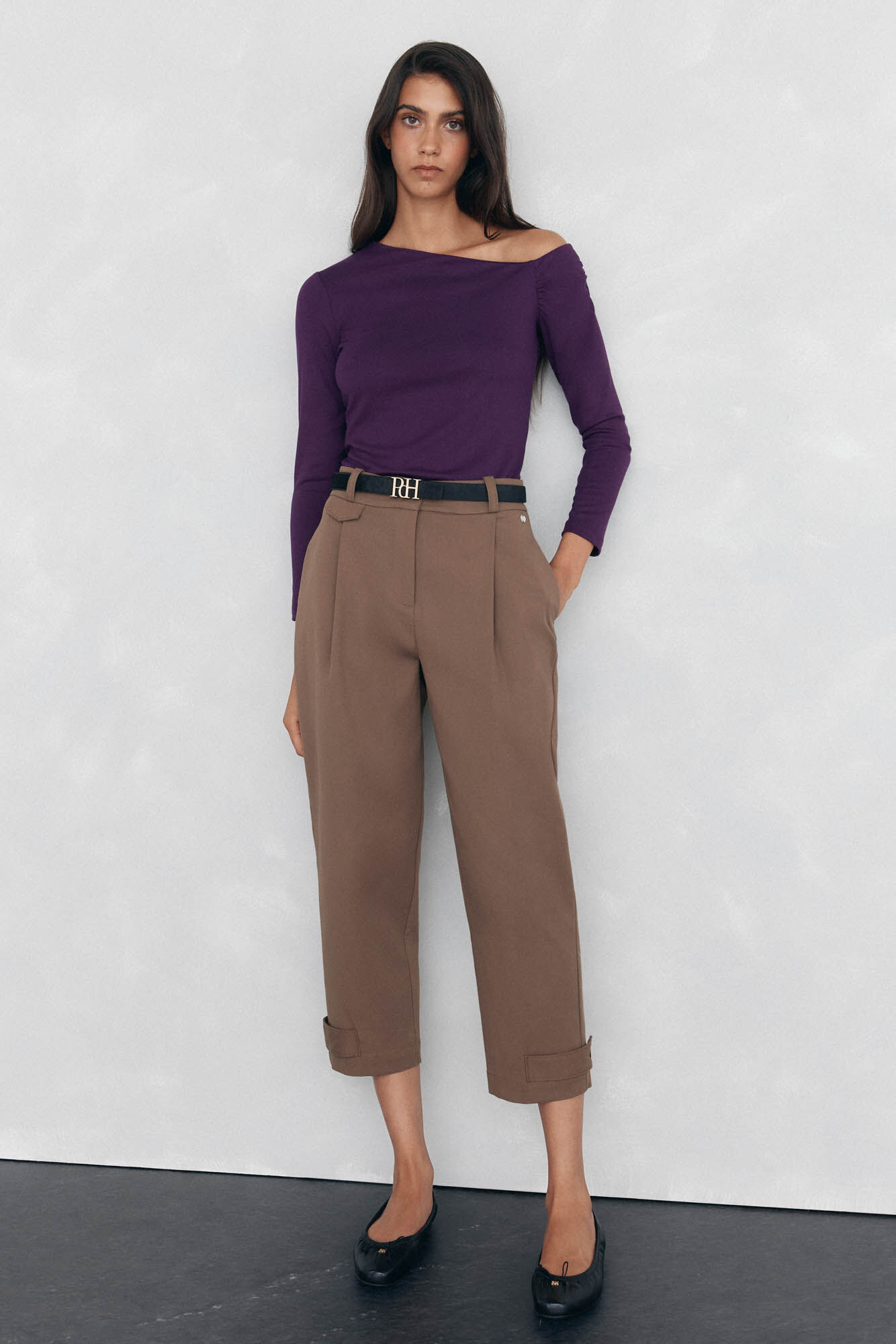 Pedro del Hierro Adjustable hem pants