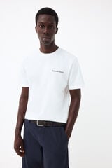 Pedro del Hierro Camiseta logo peque&ntilde;o Blanco