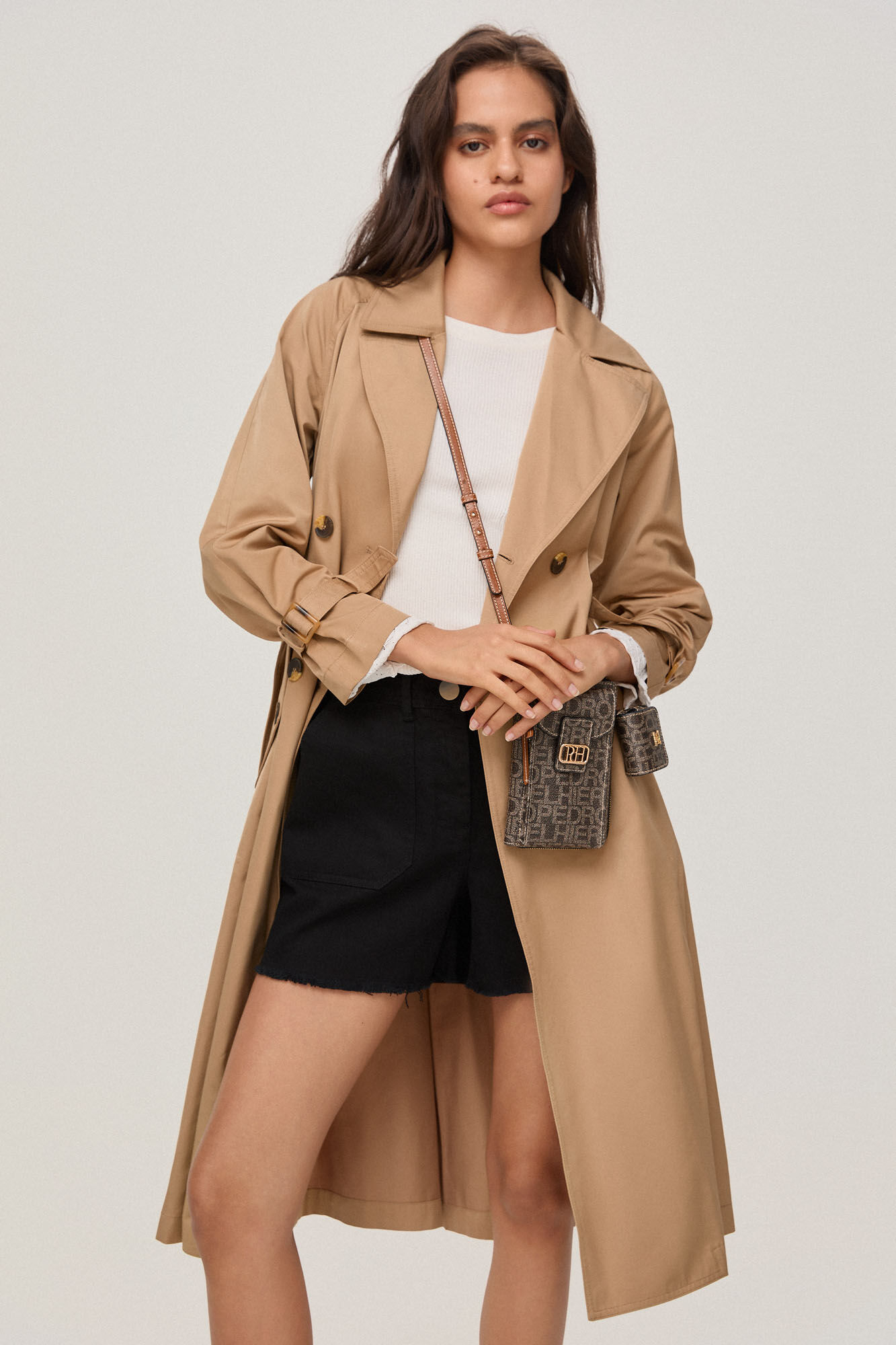 Pedro del Hierro Bermuda vaquera Negro