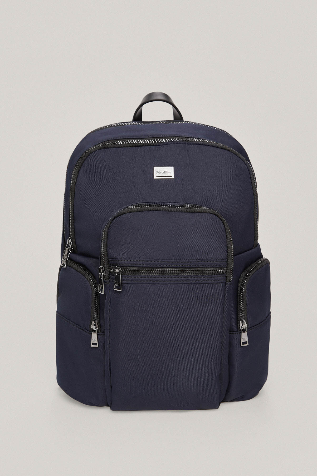 Pedro del Hierro Mochila tejido lisa Azul