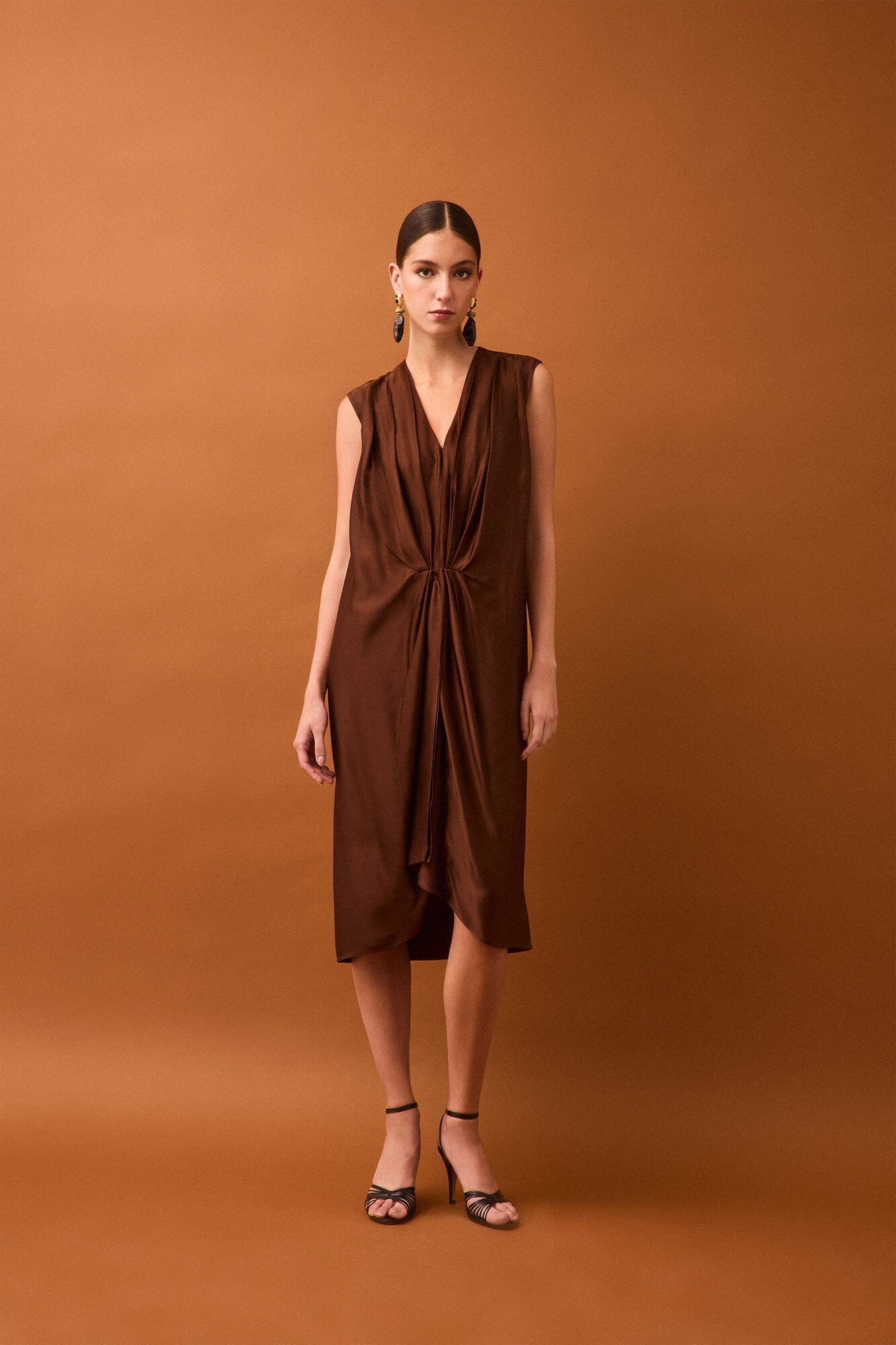 Pedro del Hierro Vestido drapeado