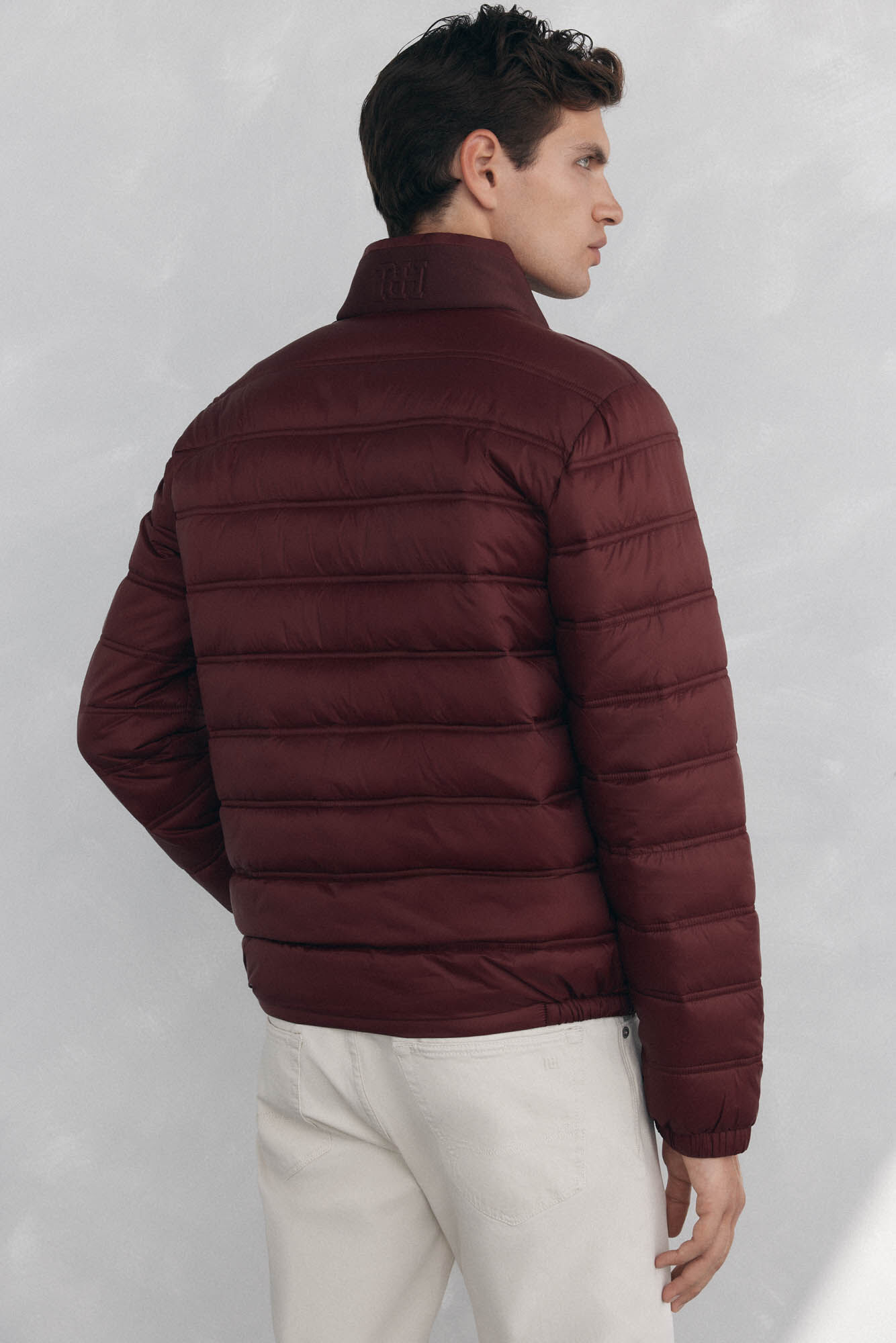 Pedro del Hierro Cazadora acolchada ultralight Burdeos