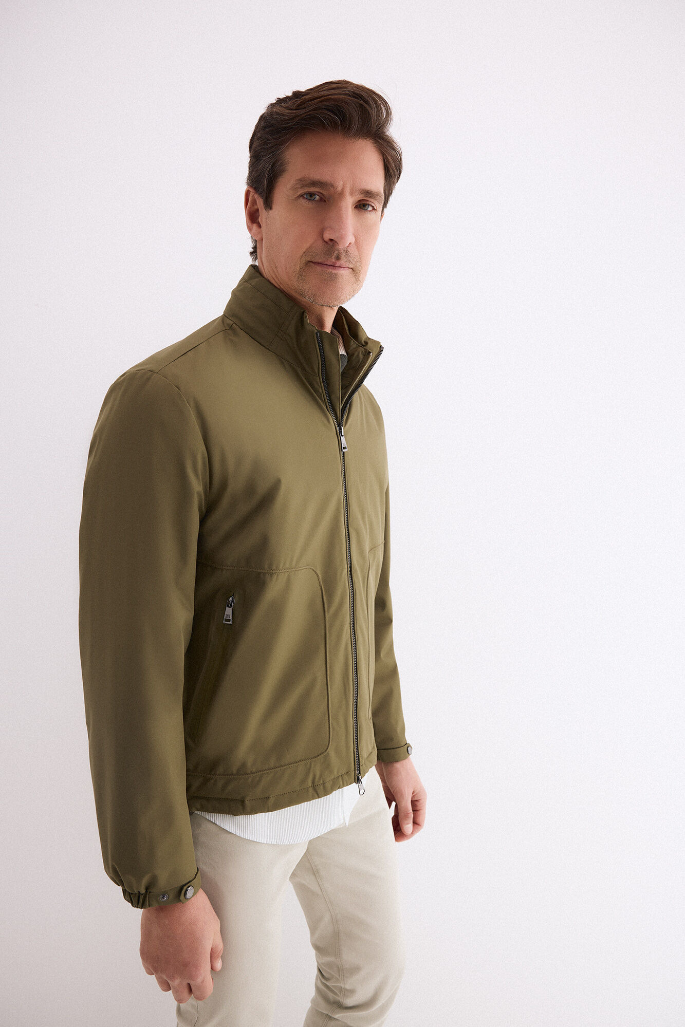 Pedro del Hierro Removable lining jacket Green