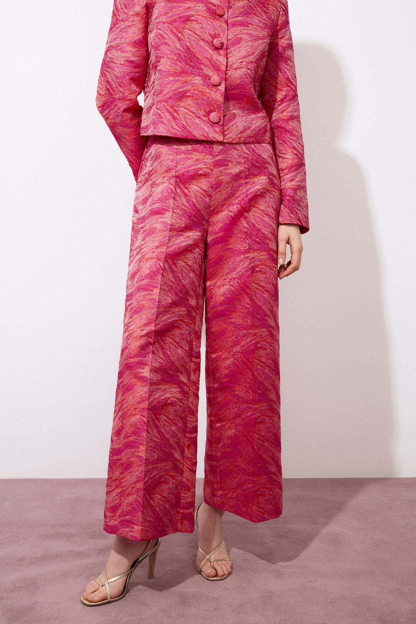 Pedro del Hierro Patterned suit trousers