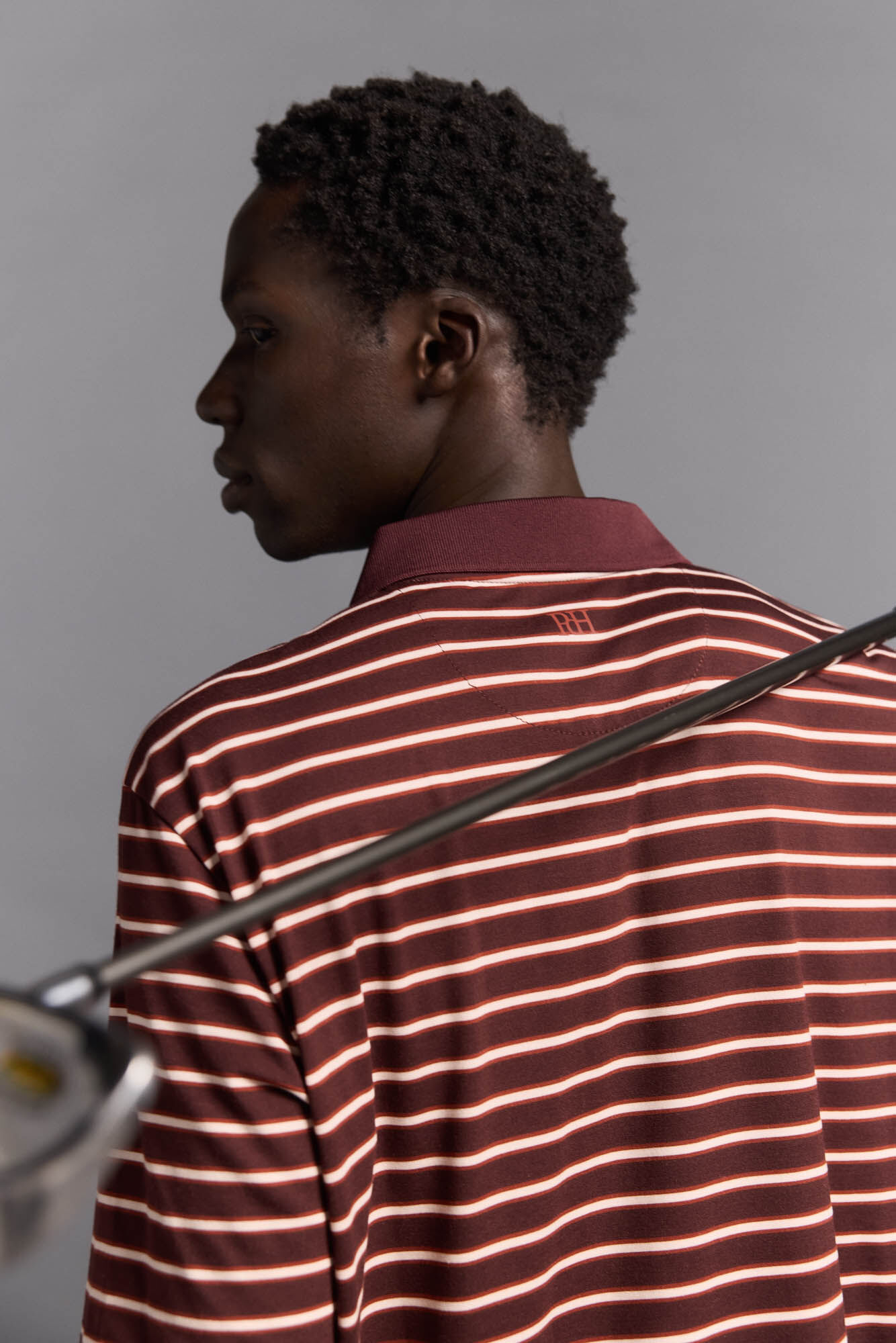 Pedro del Hierro Striped golf polo