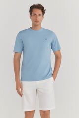 Pedro del Hierro Basic T-shirt Blue