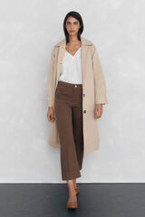 Pedro del Hierro Cropped flare jeans Brown