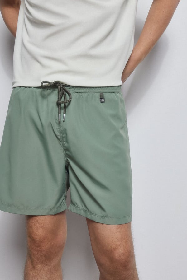 Pedro del Hierro Essential plain swim shorts  Green