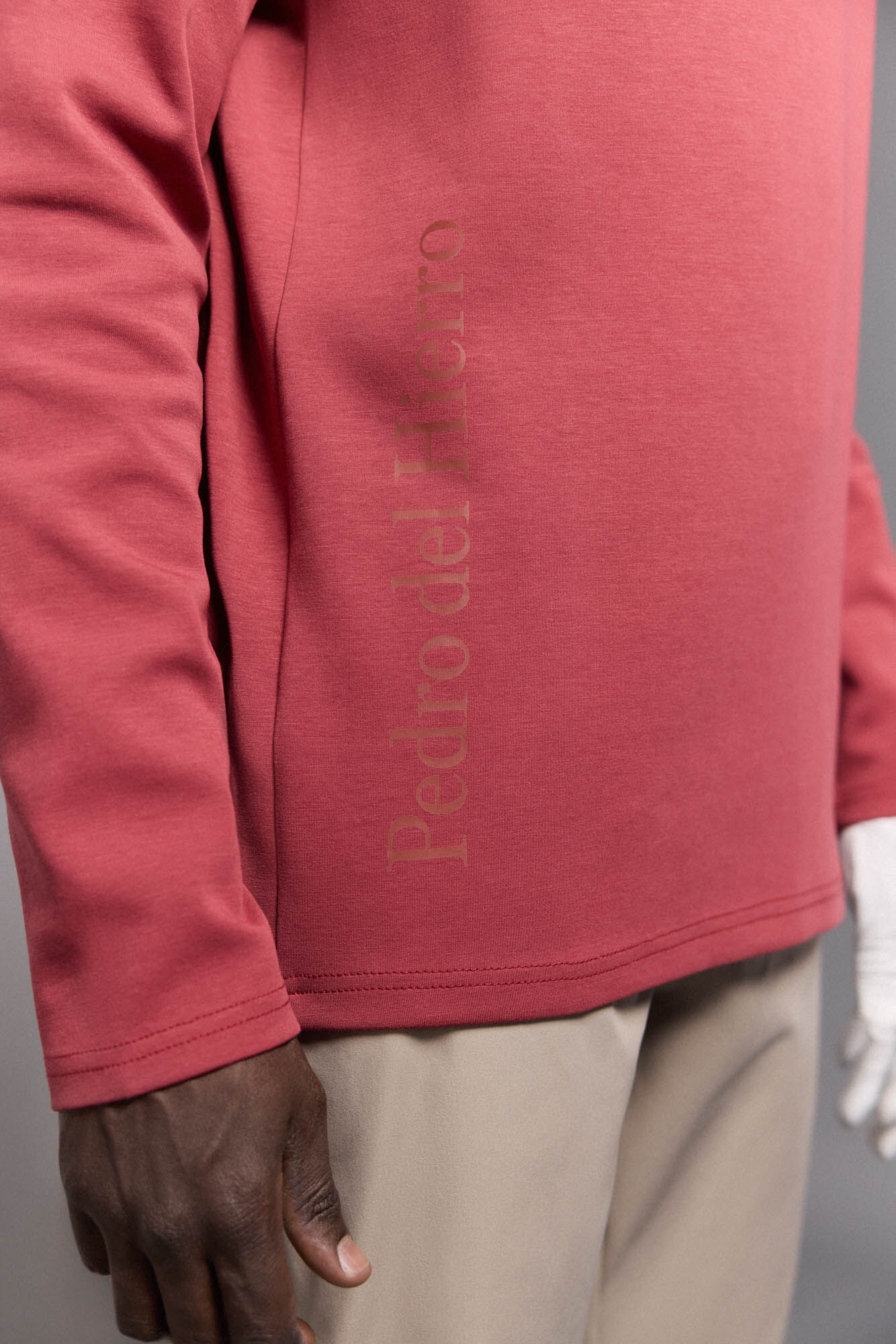 Pedro del Hierro Sudadera cremallera golf Rojo