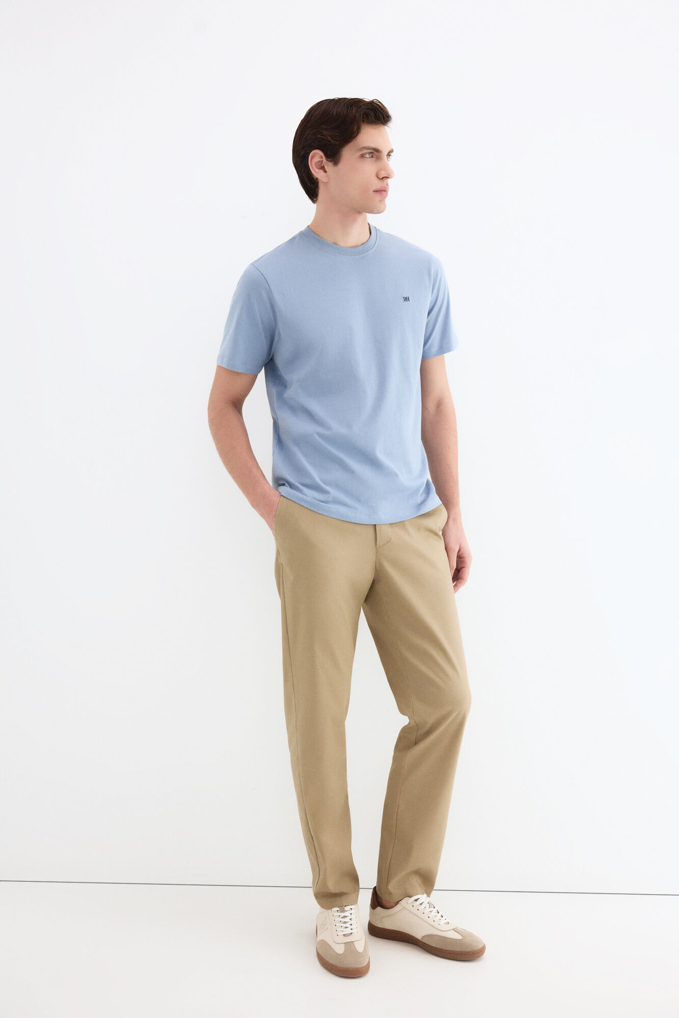 Pedro del Hierro Regular fit dobby structure trousers