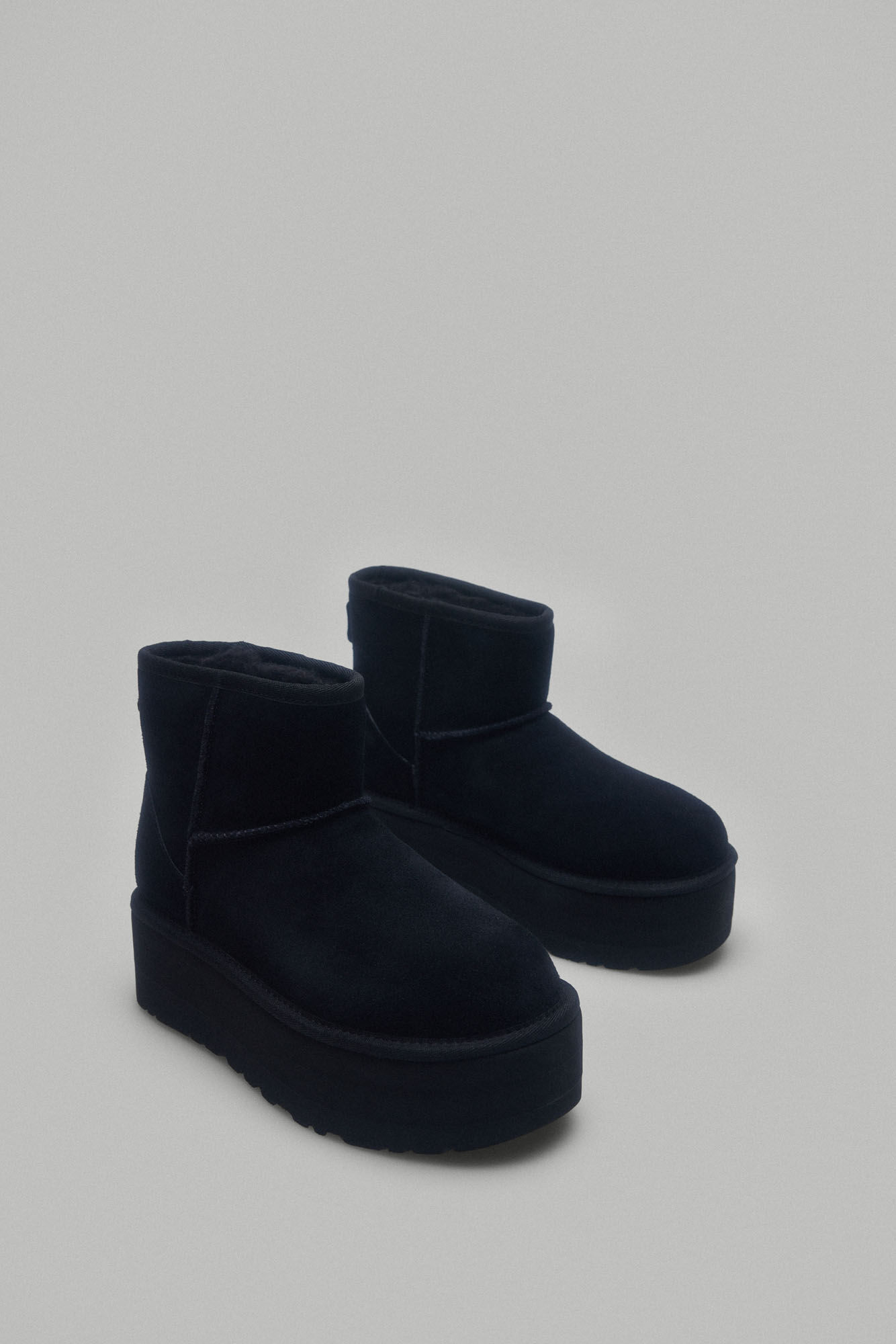 Ugg Bota de plataforma para mulher Preto