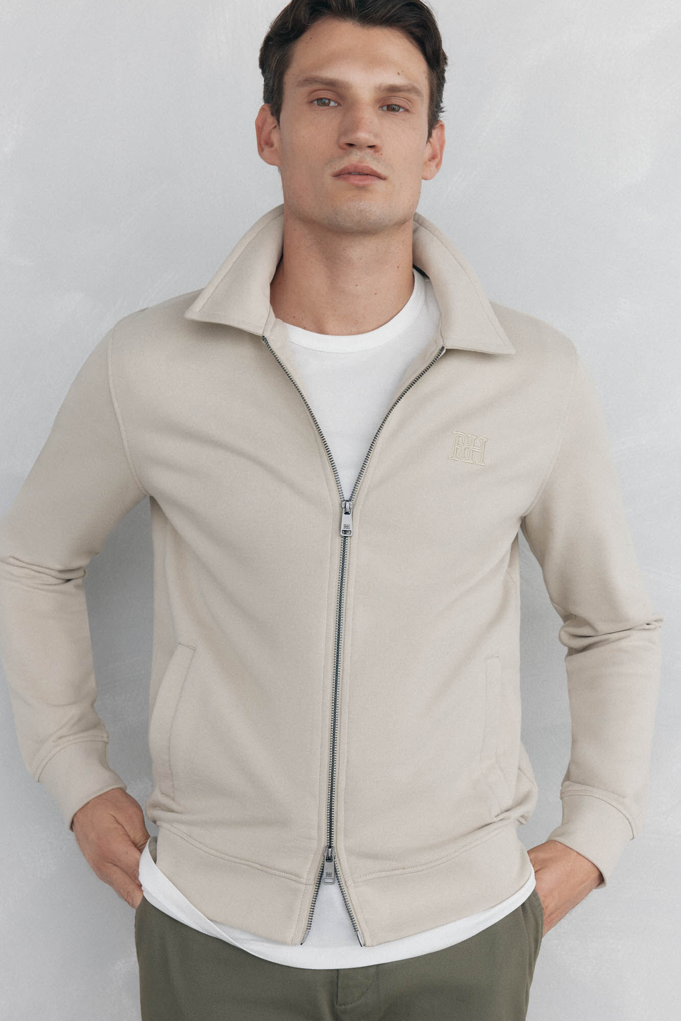 Pedro del Hierro Casaco de malha Beige