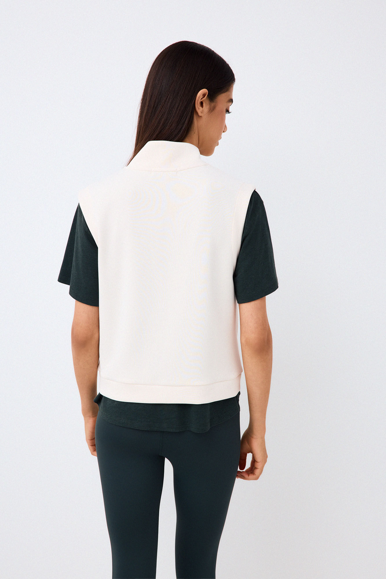 Pedro del Hierro Soft touch Perkins gilet Ecru
