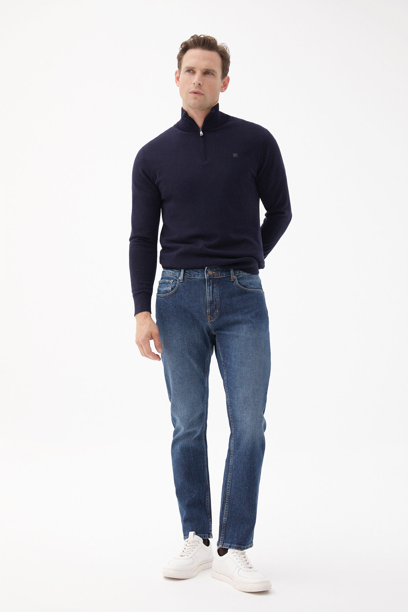 Pedro del Hierro Pantal&oacute;n vaquero Authentic lavado medio Azul