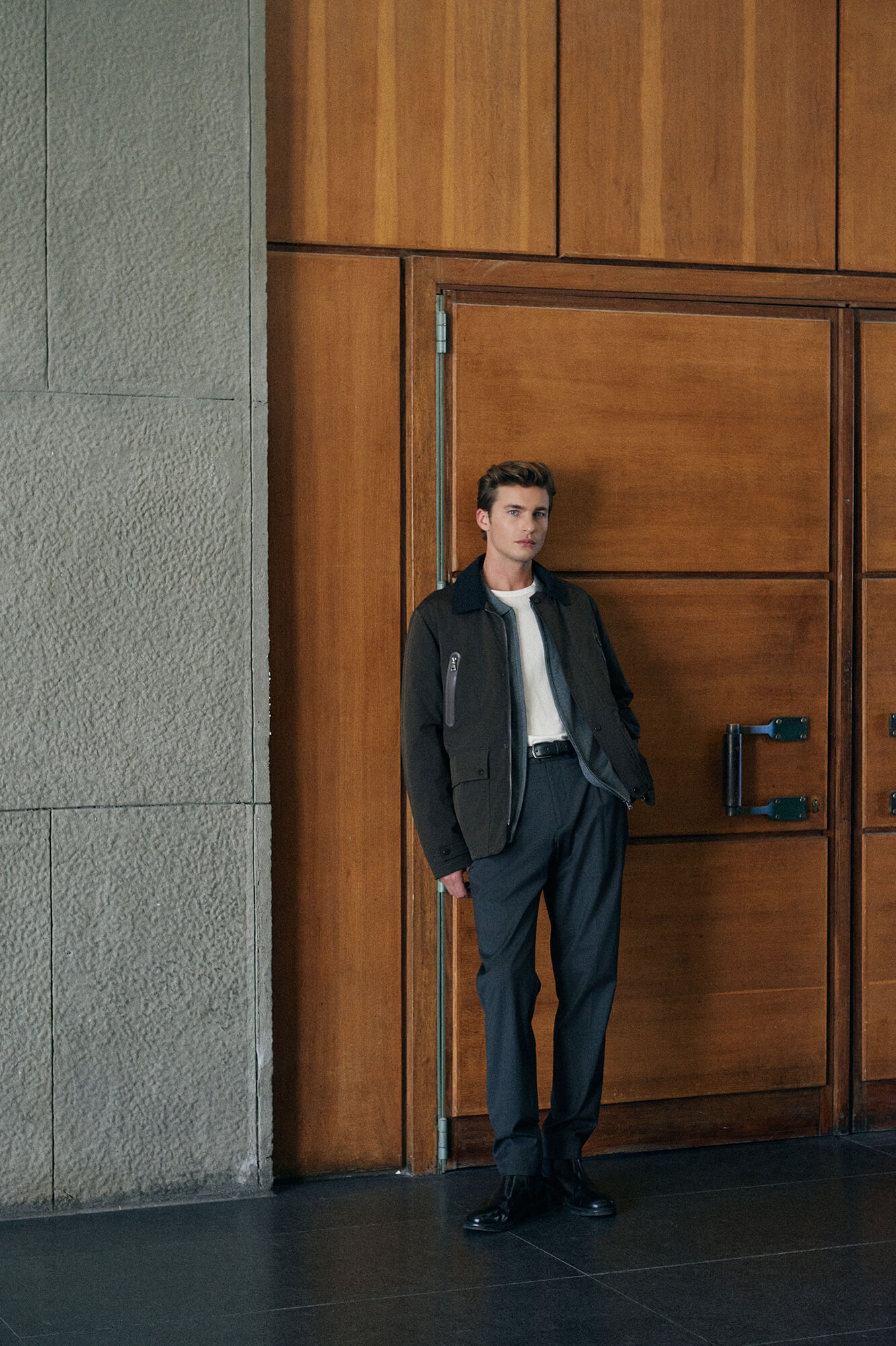 Pedro del Hierro Jacket with leaf neck
