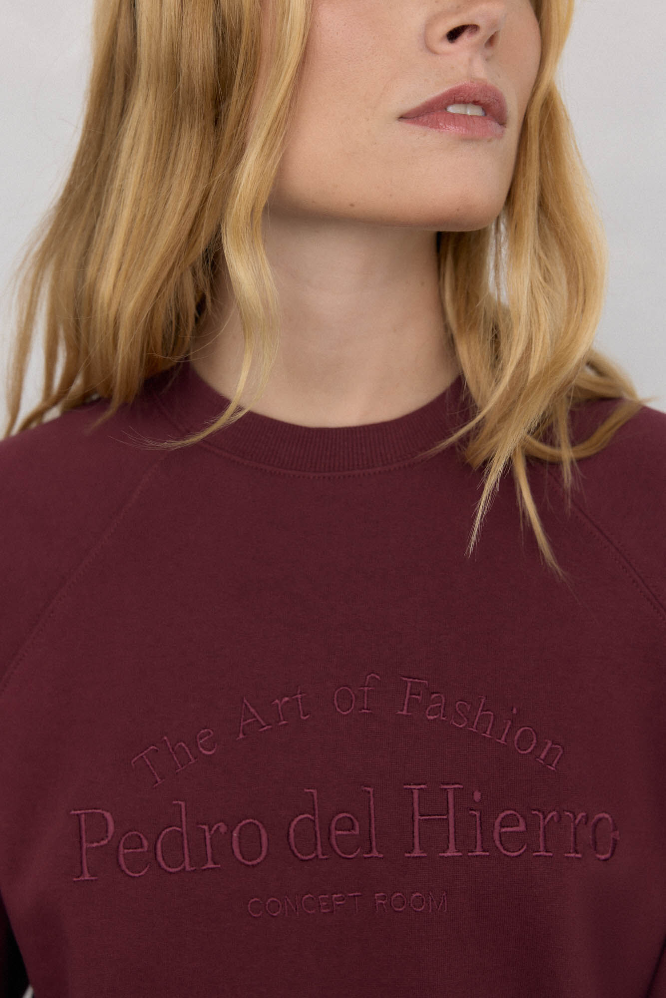 Pedro del Hierro Embroidered logo sweatshirt