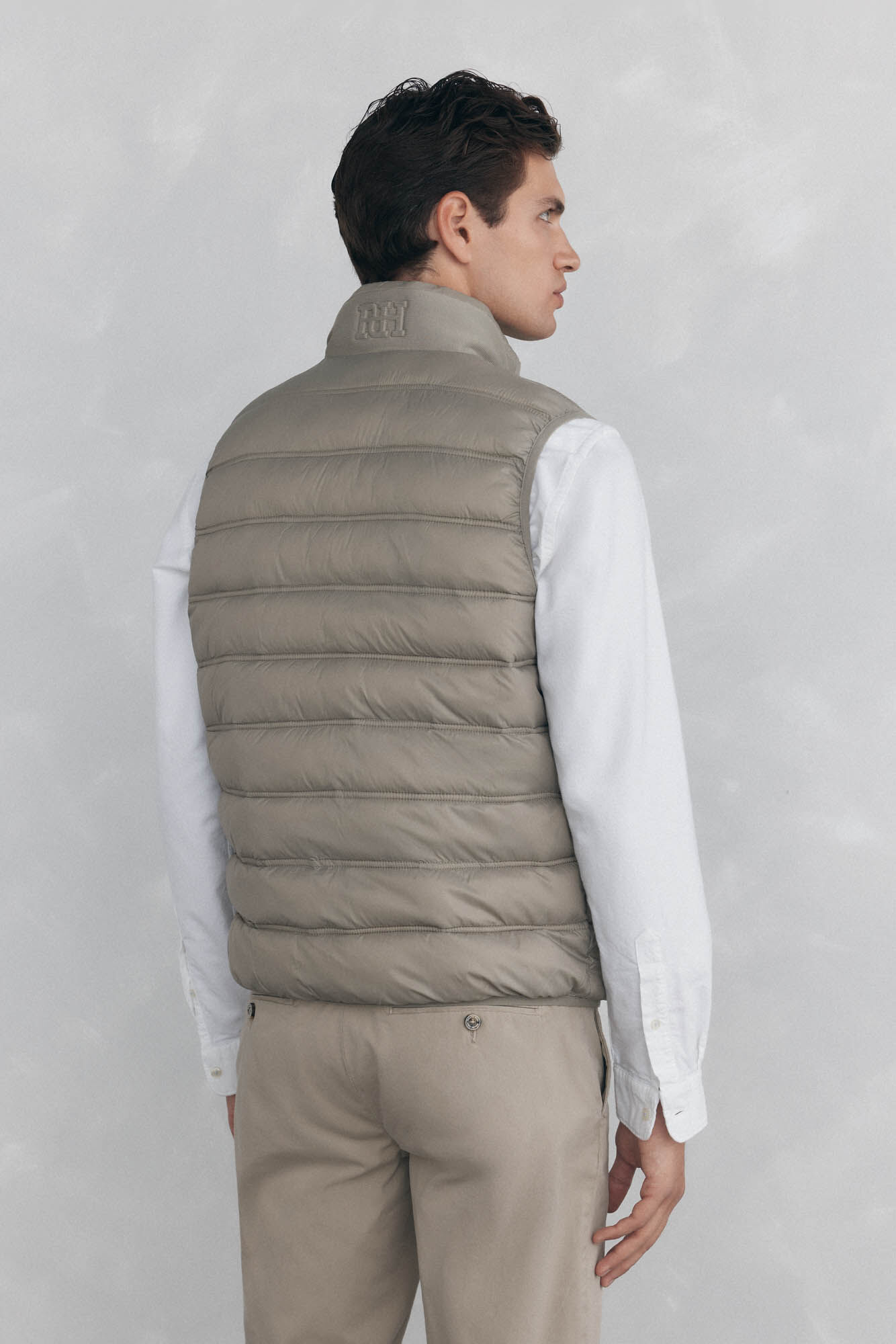 Pedro del Hierro Ultralight gilet  Beige