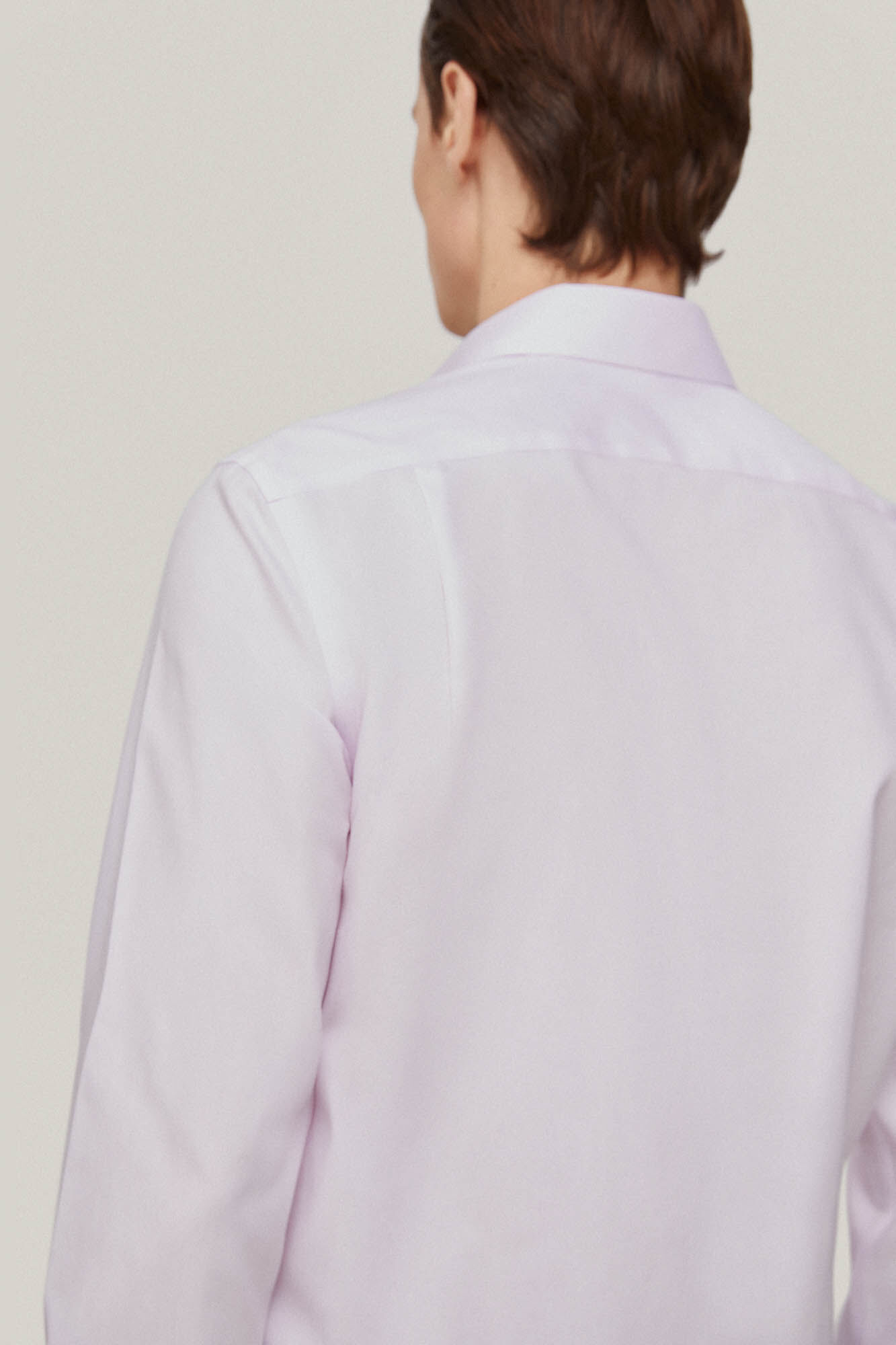 Pedro del Hierro Camisa vestir pinpoint liso non iron + antimanchas Pink