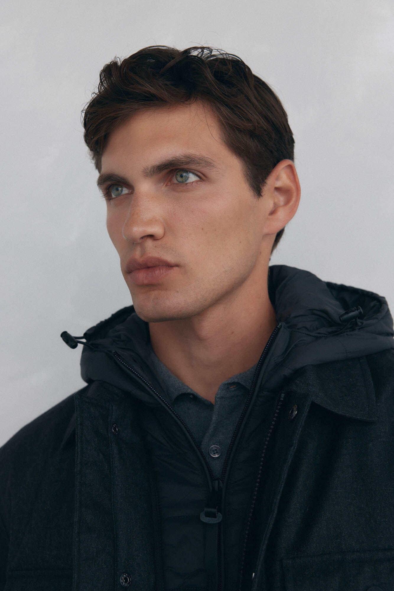 Pedro del Hierro 4-pocket jacket with views Grey