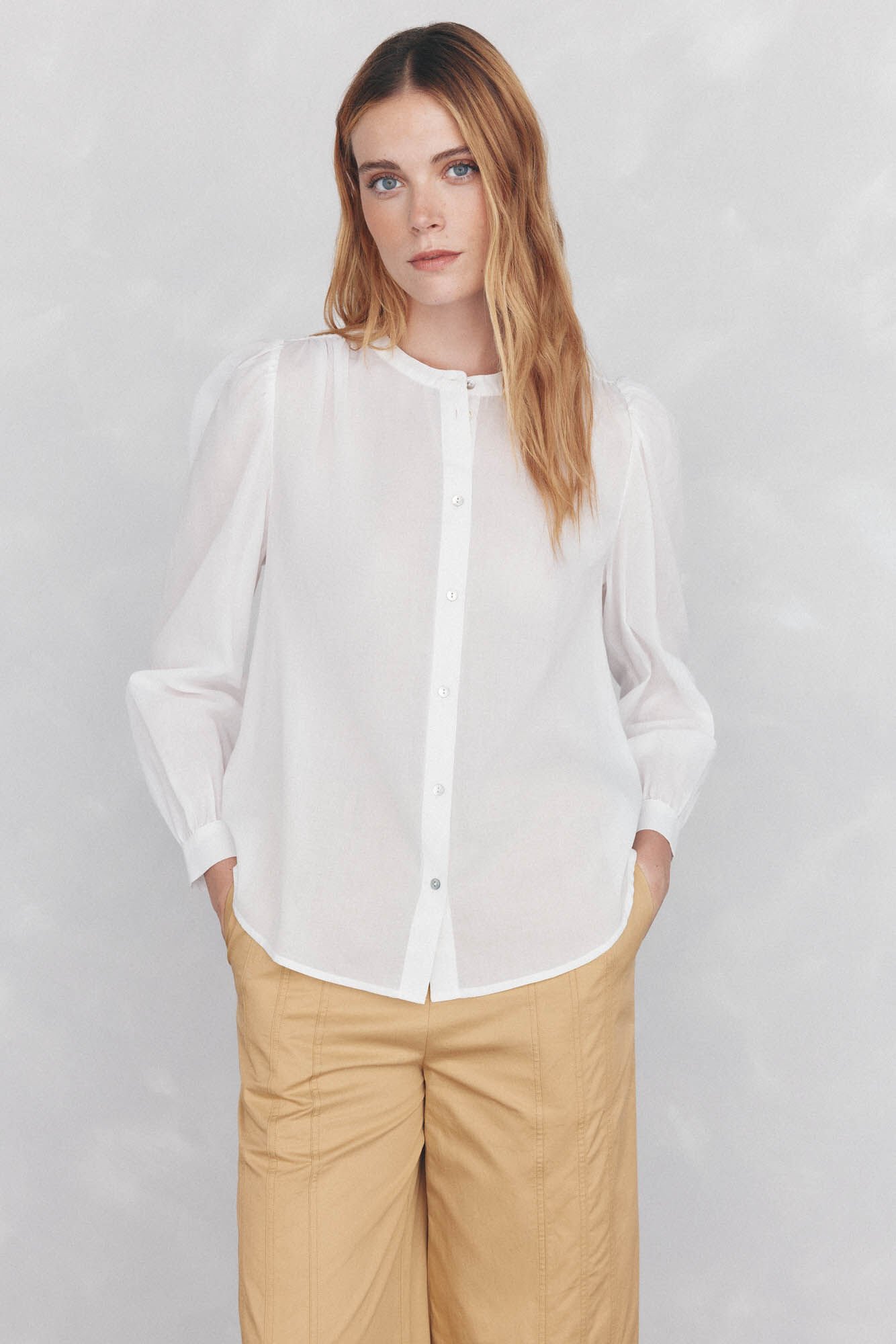 Pedro del Hierro Plain loose blouse White