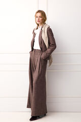 TFP by Tamara Falc&oacute; Plaid trousers White
