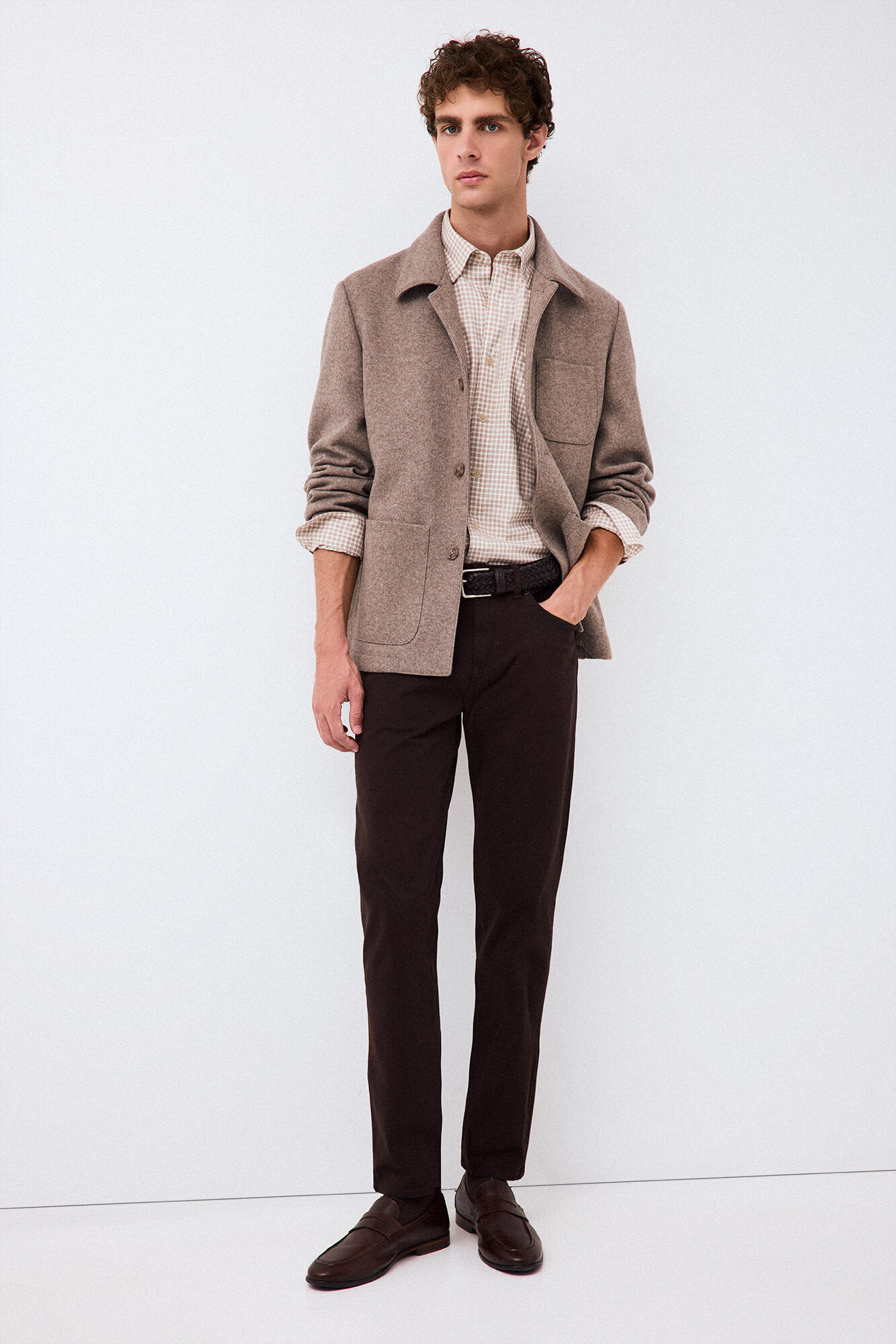 Pedro del Hierro Pantal&oacute;n 5 bolsillos color slim fit