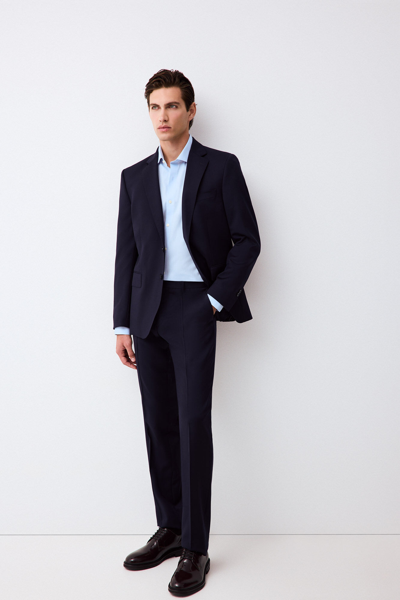 Pedro del Hierro Camisa vestir lisa non iron + antimanchas