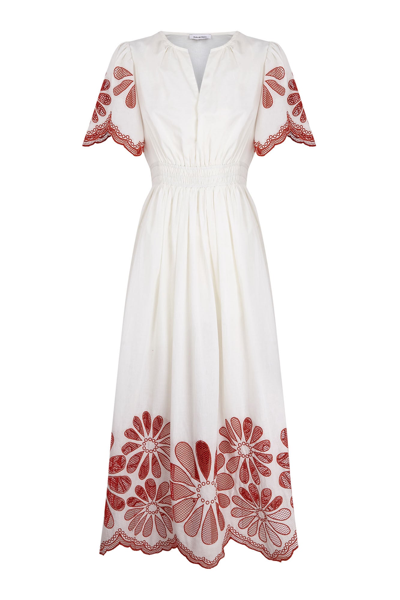 Pedro del Hierro Lace romantic dress Ecru