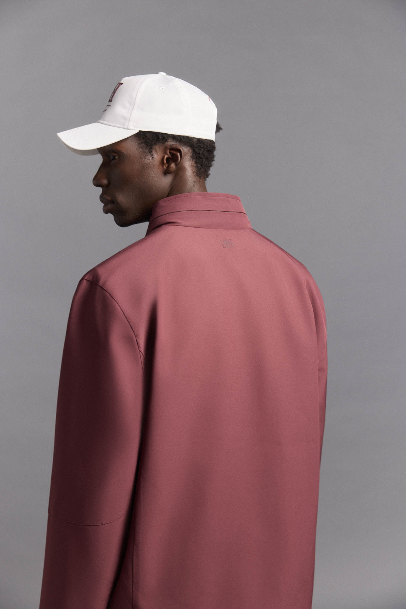 Pedro del Hierro Plain golf jacket Burgundy