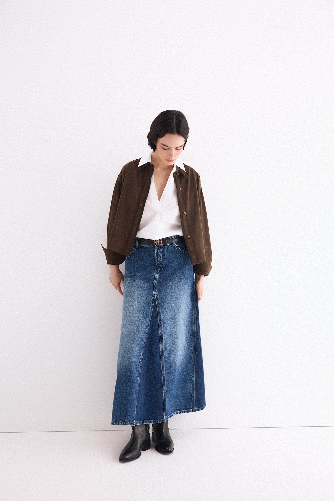 Pedro del Hierro Suede cropped jacket
