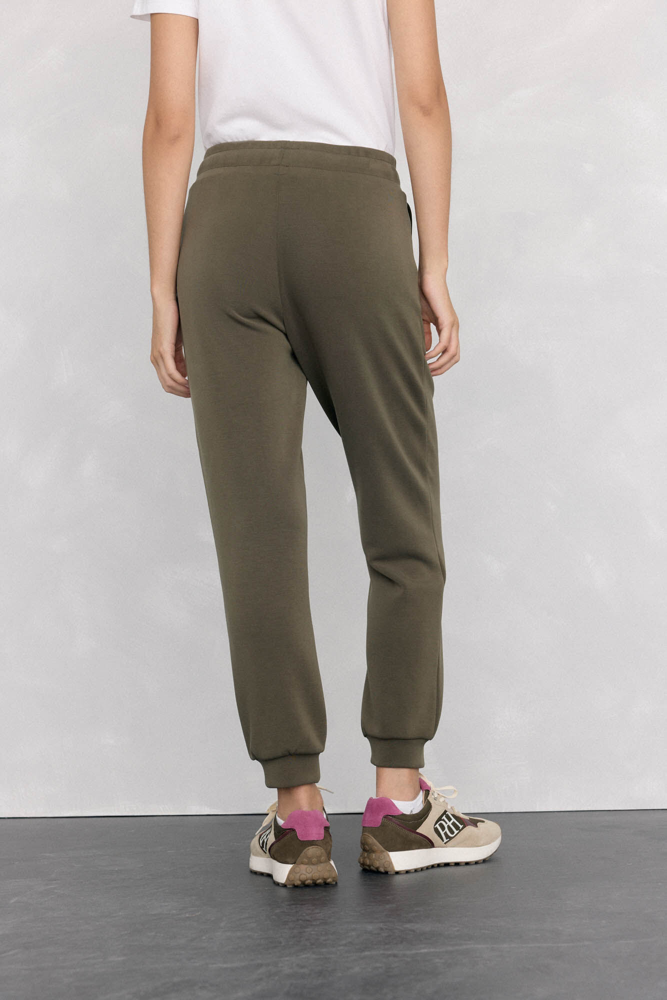 Pedro del Hierro Pantal&oacute;n activewear tejido softouch Verde