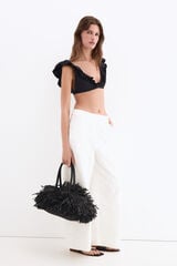 Pedro del Hierro Bikini con volantes Negro