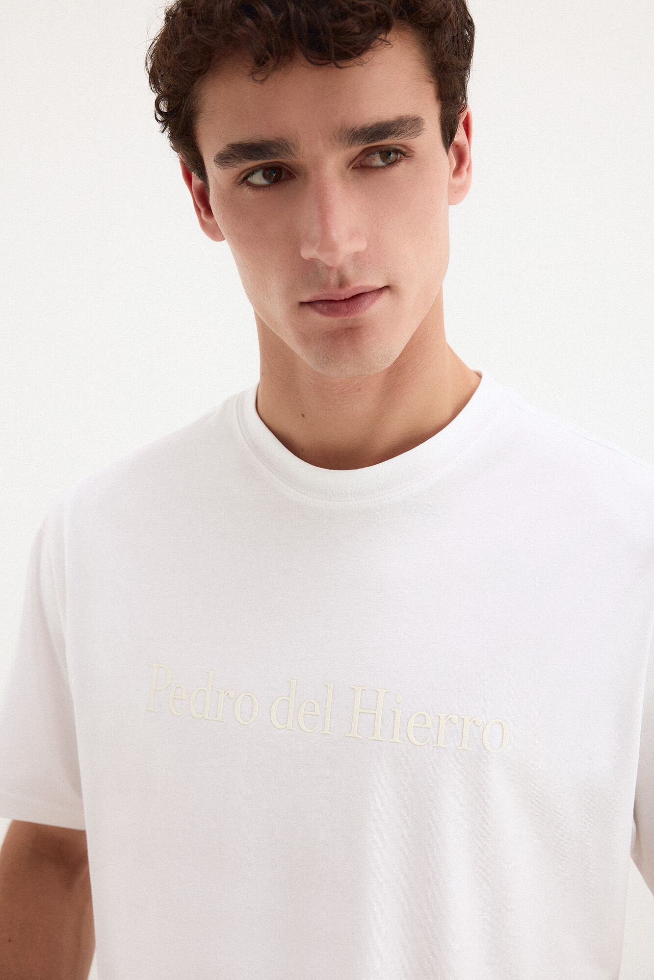 Pedro del Hierro Logo T-shirt White