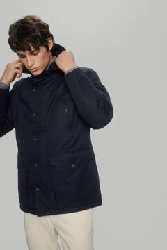 Pedro del Hierro Parka with removable elements Blue