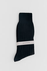 Pedro del Hierro Plain dress socks Black