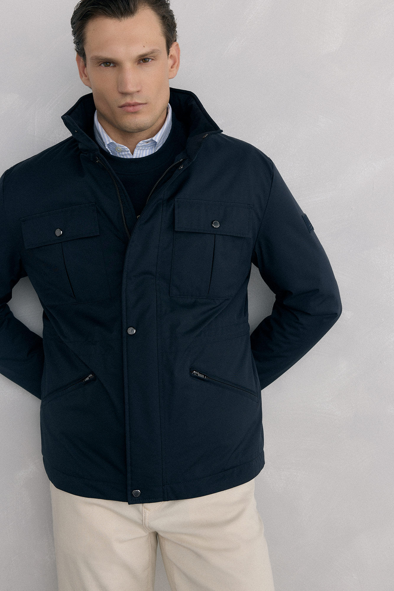 Pedro del Hierro Technical 4-pocket jacket